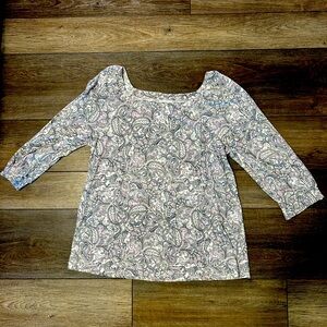 J.Jill medium square neck top